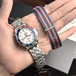 Đồng Hồ Omega Seamaster Diver 300M Commander’s 007 Limited Edition Mặt Trắng Rep 1:1 VSF 41mm