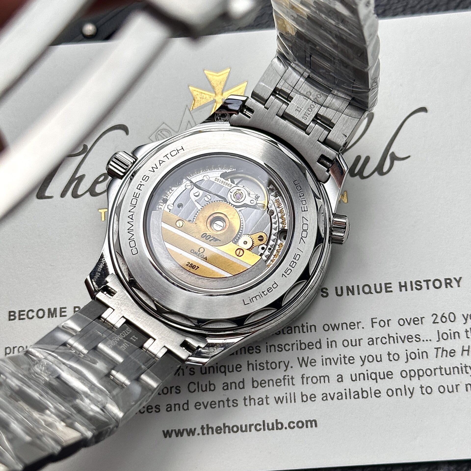 Omega Seamaster Diver 300M Commander’s 007 Limited Edition White Dial Best Replica VSF 41mm - Image 7