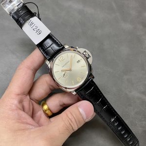 Đồng Hồ Panerai Luminor Due PAM1249 Mặt Trắng Ngà Dây Da Replica 1:1 VSF 42mm