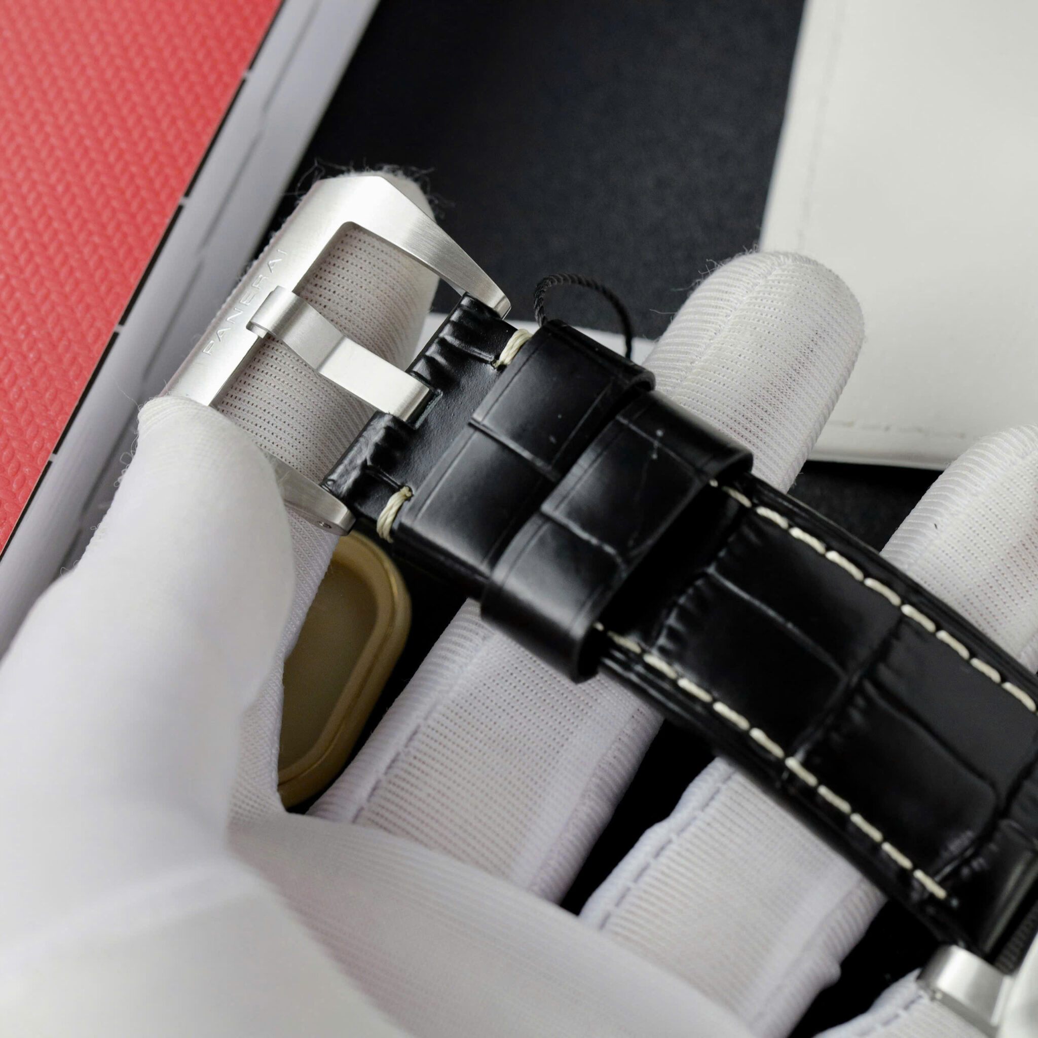Đồng Hồ Panerai Luminor Marina PAM1312 Mặt Đen Dây Da Rep 1:1 VSF 44mm - Image 10