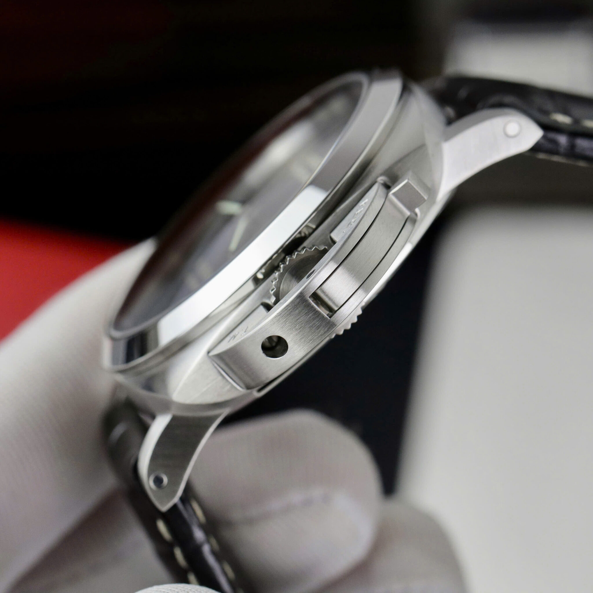 Đồng Hồ Panerai Luminor Marina PAM1312 Mặt Đen Dây Da Rep 1:1 VSF 44mm - Image 8