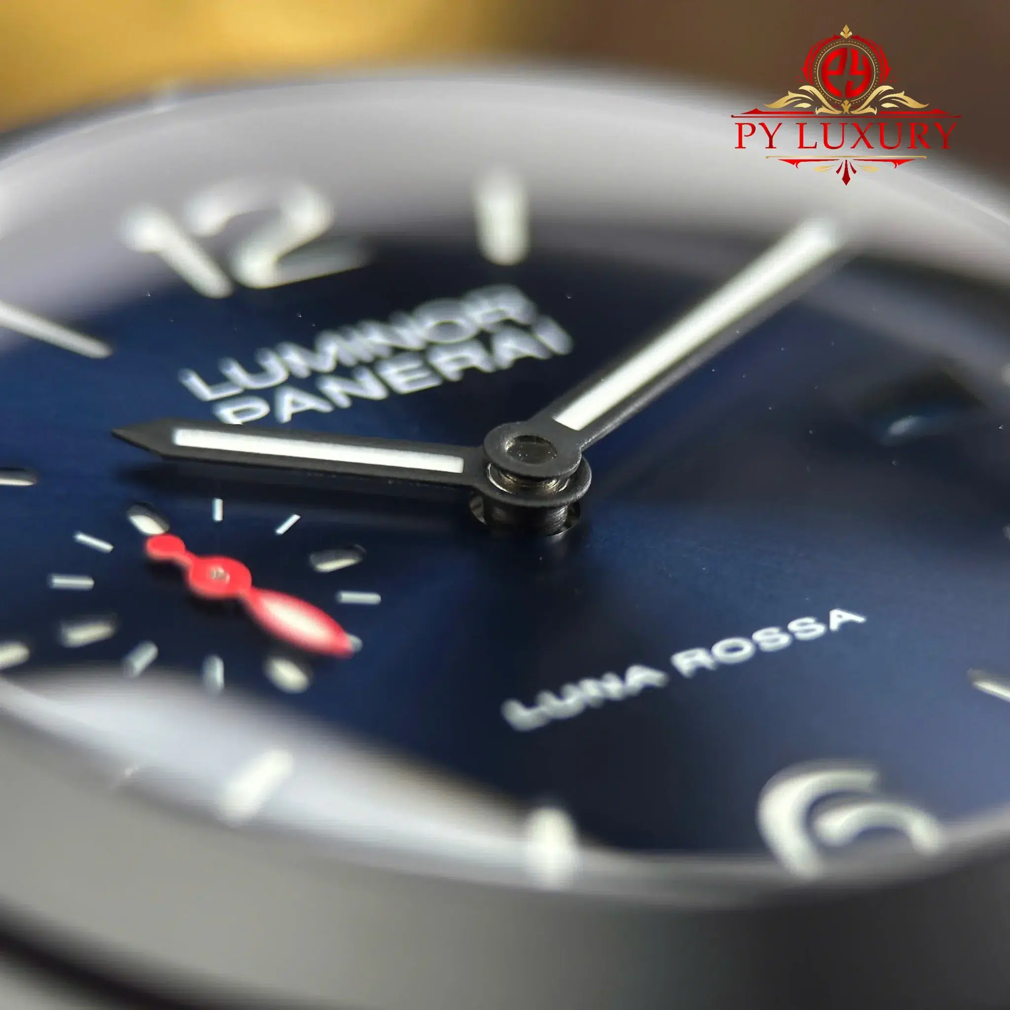 Đồng Hồ Panerai Luminor Quaranta Steel DLC Luna Rossa PAM01408 Mặt Xanh Dương Replica 1:1 VSF 40mm - Image 6