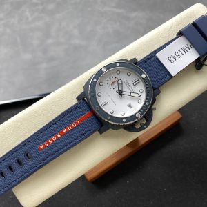Panerai Submersible QuarantaQuattro Luna Rossa Ti-Ceramitech PAM1543 White Dial 1:1 Best Replica VSF 44mm