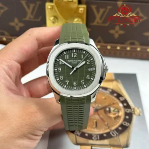 Đồng Hồ Patek Philippe Aquanaut 5168G-010 Màu Xanh Khaki Tinh Chỉnh Nhà Máy BBF 42.2mm