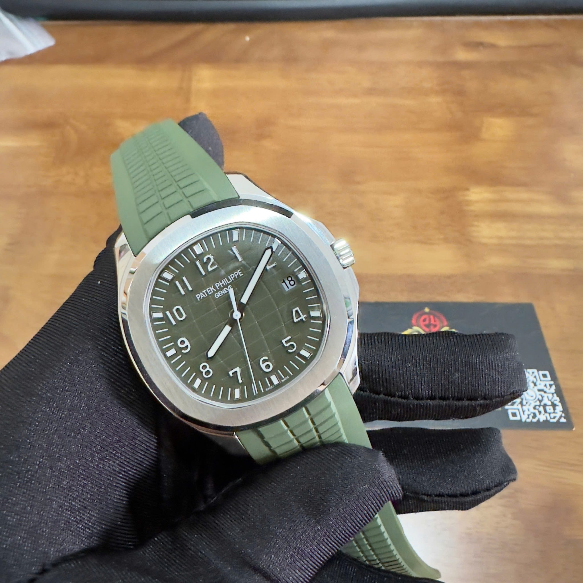 Patek Philippe Aquanaut 5168G-010 Modified Full Option Super Clone Best Replica 42.2mm - Image 2