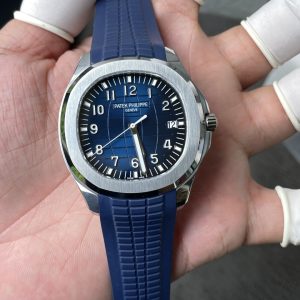 Patek Philippe Aquanaut 5168G Blue Dial Super Clone Gained Weight 150g WS Factory 42.2mm