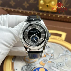 Đồng Hồ Patek Philippe Complications 5205G-010 Mặt Số Đen Xám Rep 1:1 Cao Nhất GRF 40mm
