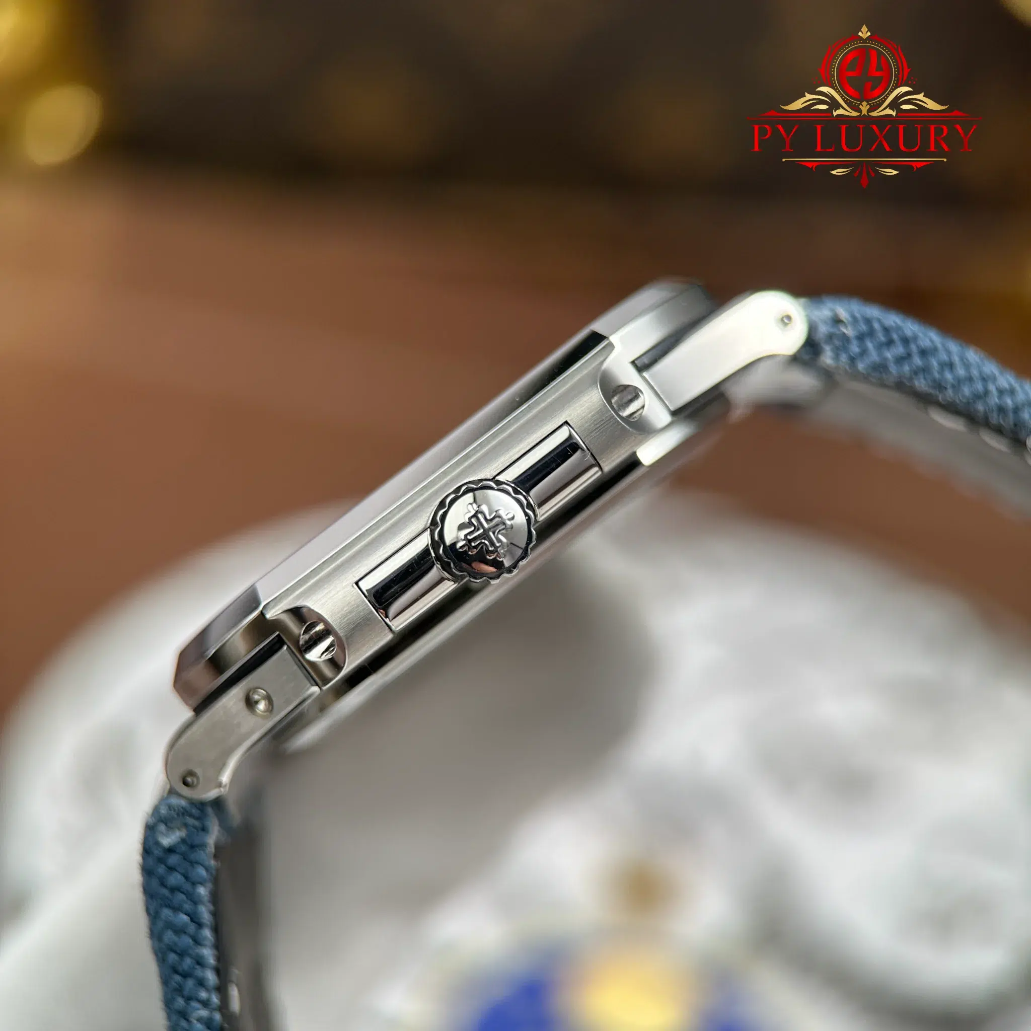 Patek Philippe Cubitus 5822P-001 Blue Dial Textile Strap 1:1 Best Replica 45mm - Image 10