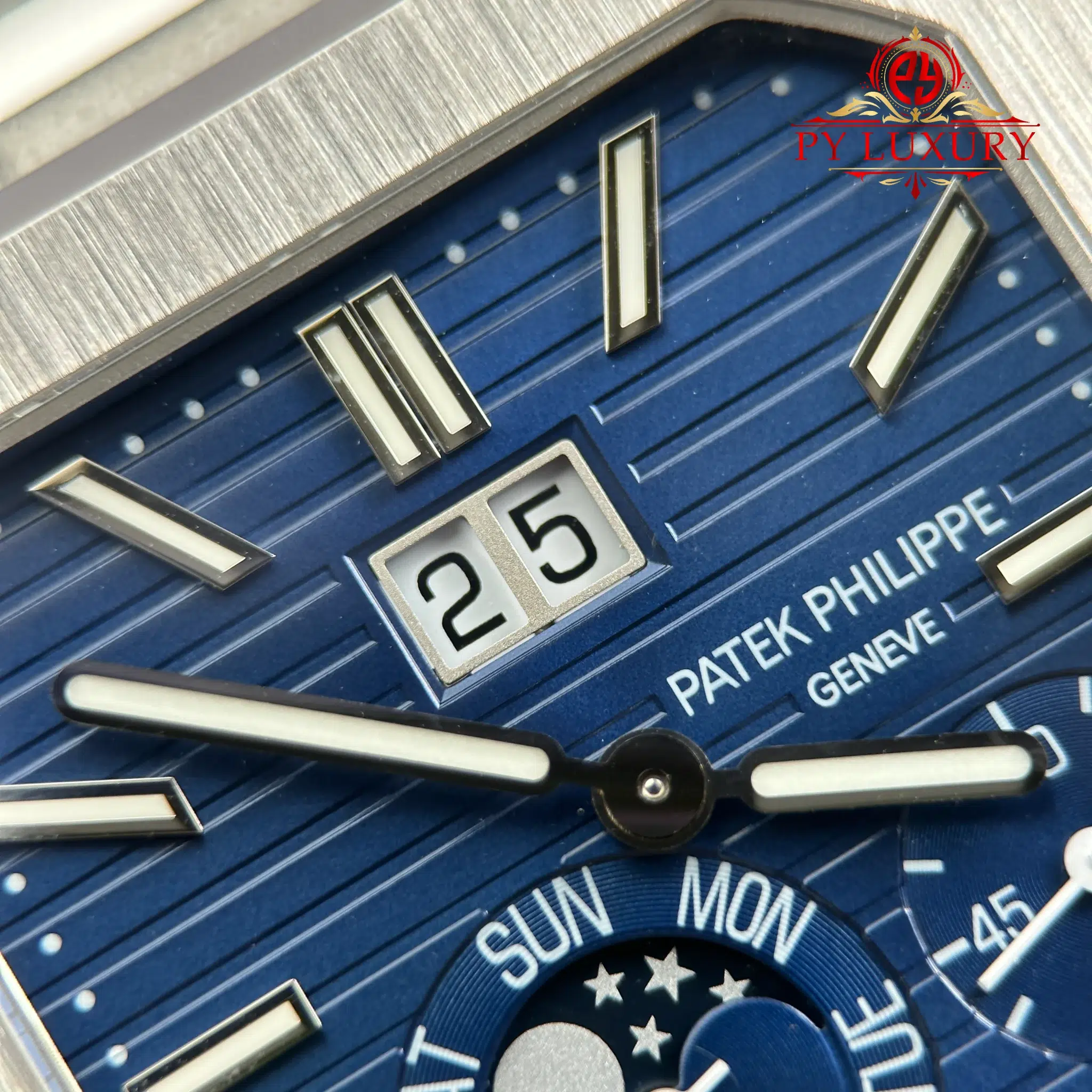 Patek Philippe Cubitus 5822P-001 Blue Dial Textile Strap 1:1 Best Replica 45mm - Image 6