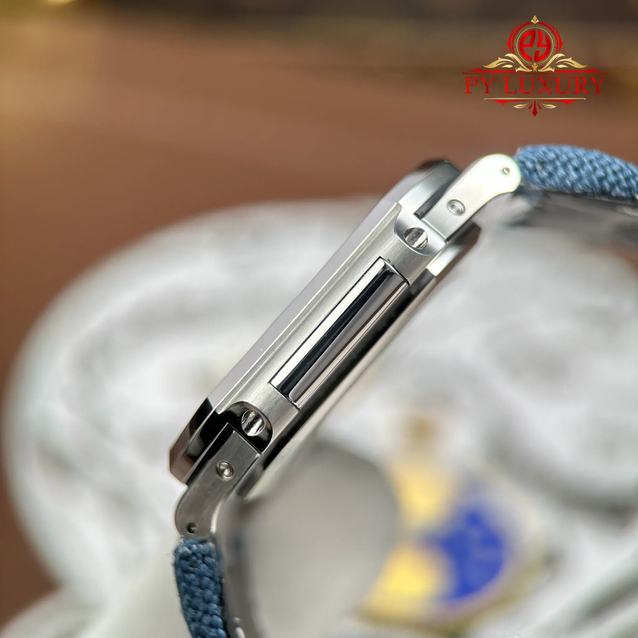 Patek Philippe Cubitus 5822P-001 Blue Dial Textile Strap 1:1 Best Replica 45mm - Image 9
