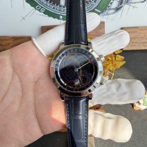 Đồng Hồ Patek Philippe Grand Complications 6102P-001 Mặt Xanh Rep 11 44mm