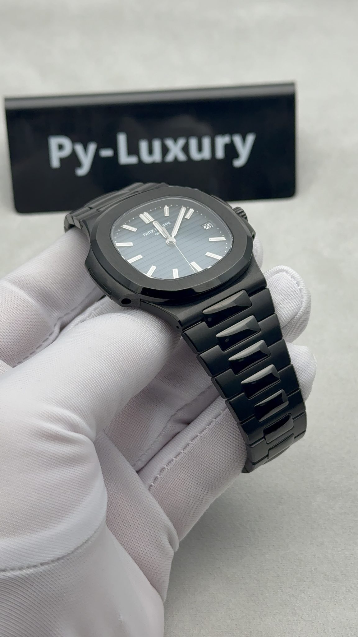 Patek Philippe Nautilus 5711 Black Venom DLC-PVD Limited Edition Custom 1:1 ACE Movement 40mm - Image 5