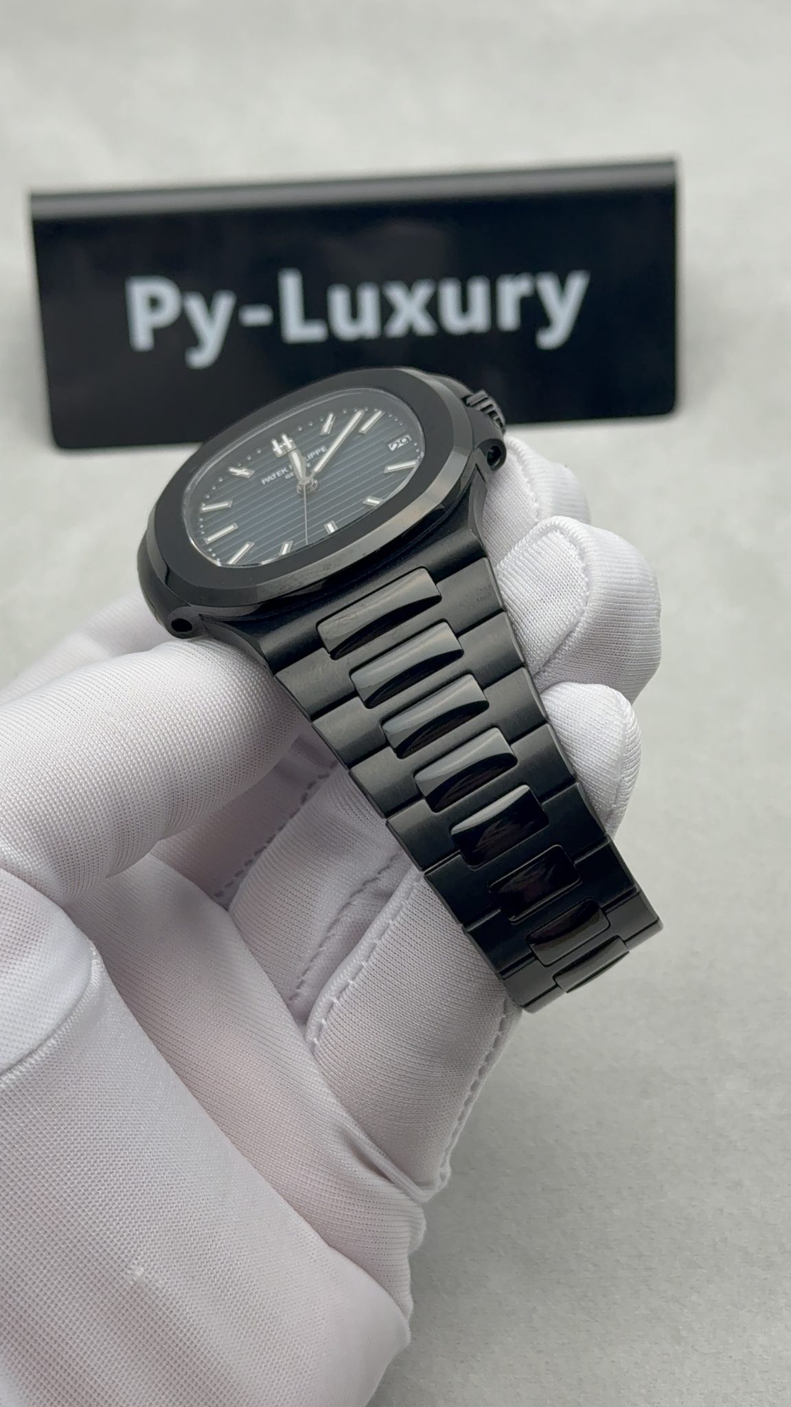 Patek Philippe Nautilus 5711 Black Venom DLC-PVD Limited Edition Custom 1:1 ACE Movement 40mm - Image 6