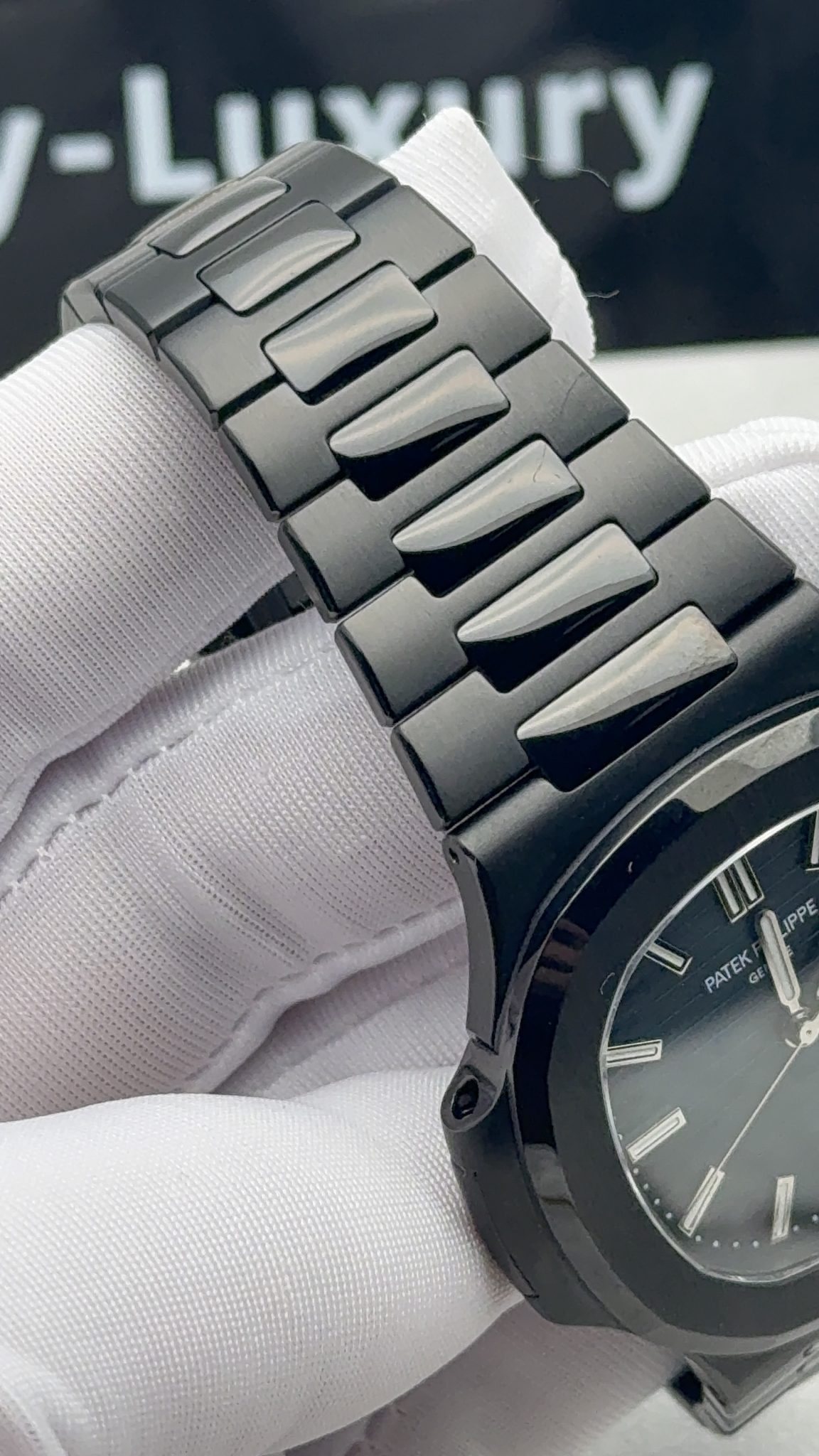 Patek Philippe Nautilus 5711 Black Venom DLC-PVD Limited Edition Custom 1:1 ACE Movement 40mm - Image 7
