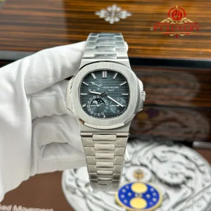 Đồng Hồ Patek Philippe Nautilus 5712/1A-001 Tinh Chỉnh Mặt Số Bộ Máy Khắc CNC 1:1 Super Clone 40mm