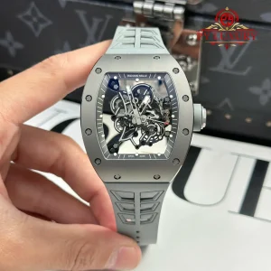 Đồng Hồ Richard Mille RM055 Bubba Watson Titanium & Ceramic Xám Replica 1:1 ZF 42.7mm