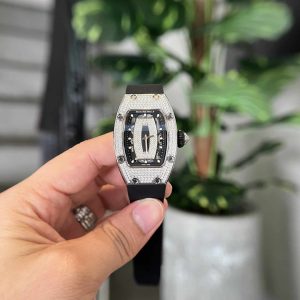 Đồng Hồ Richard Mille RM07-01 Black Lip Đính Full Đá Replica 45.32 x 32.3mm
