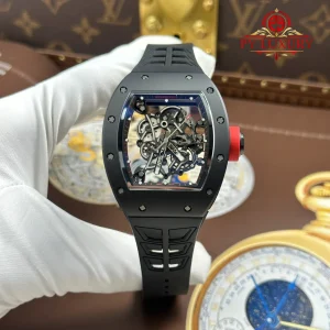 Đồng Hồ Richard Mille RM055 Bubba Watson Vỏ Gốm Đen Dubail Limited Edition Replica 1:1 ZF 42.7mm