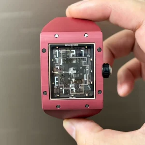 Richard Mille RM16-02 Automatic Extraflat Red Carbon TPT 1:1 Best Replica 36 x 45mm