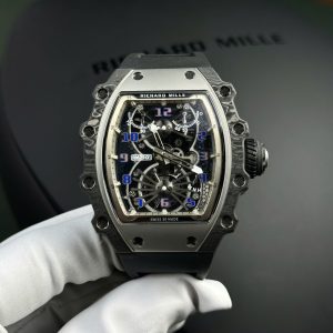 Đồng Hồ Richard Mille RM21-01 Tourbillon Aerodyne Vỏ Titanium & Carbon TPT Replica 1:1 RMF 42.68mm x 50.12mm