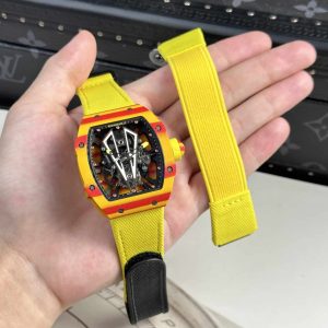 Đồng Hồ Richard Mille RM27-03 Rafael Nadal Tourbillon Vỏ Carbon TPT Rep 1:1 BBR 40.3mm