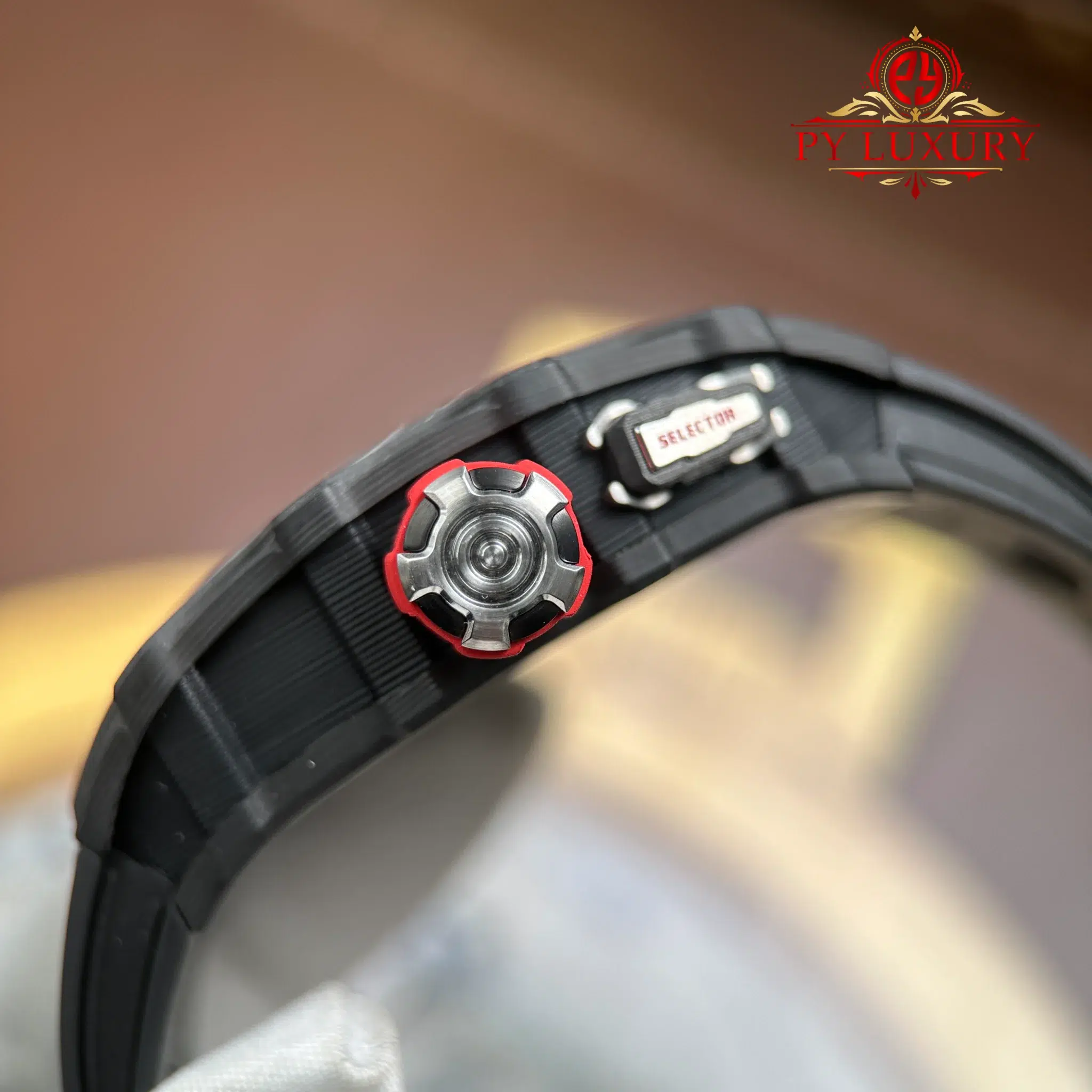 Richard Mille RM35-03 Rafael Nadal Black Carbon Best Clone 43.2mm x 50mm - Image 10