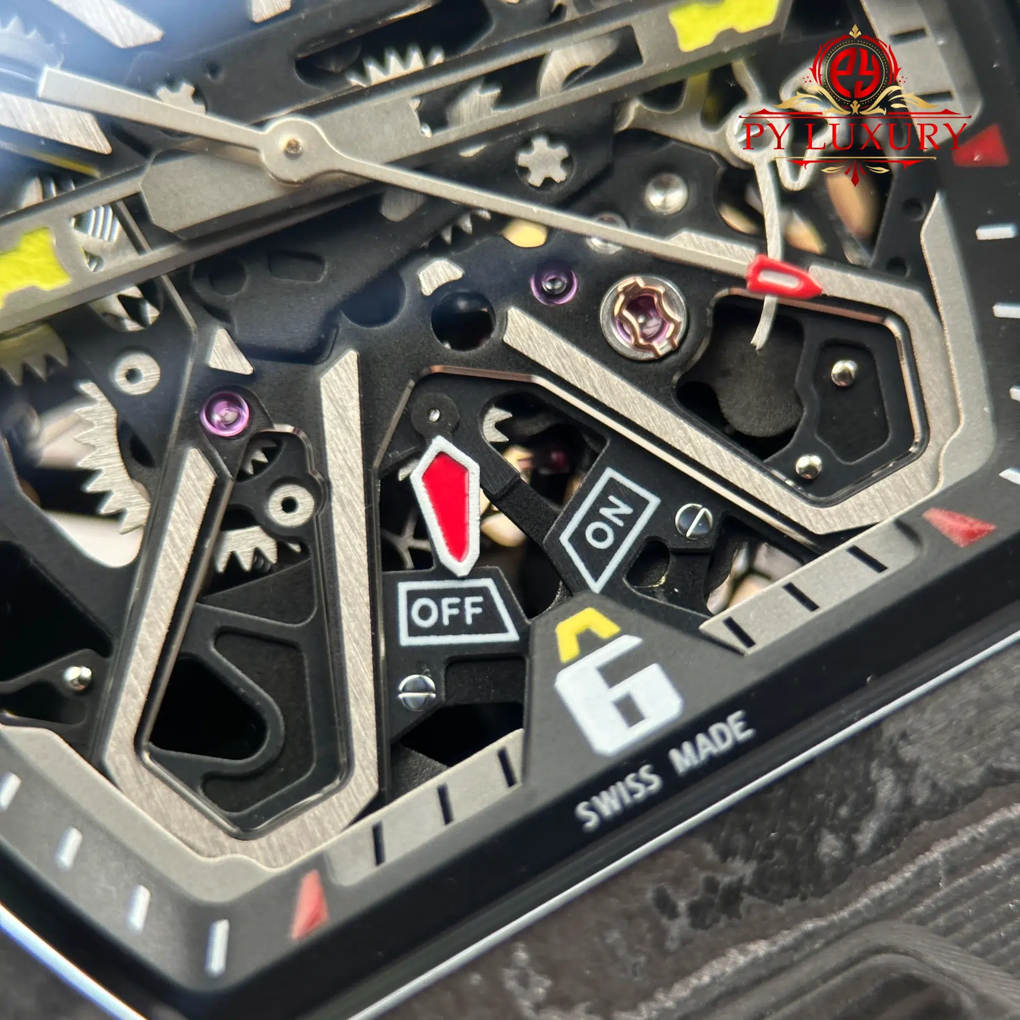 Richard Mille RM35-03 Rafael Nadal Black Carbon Best Clone 43.2mm x 50mm - Image 8