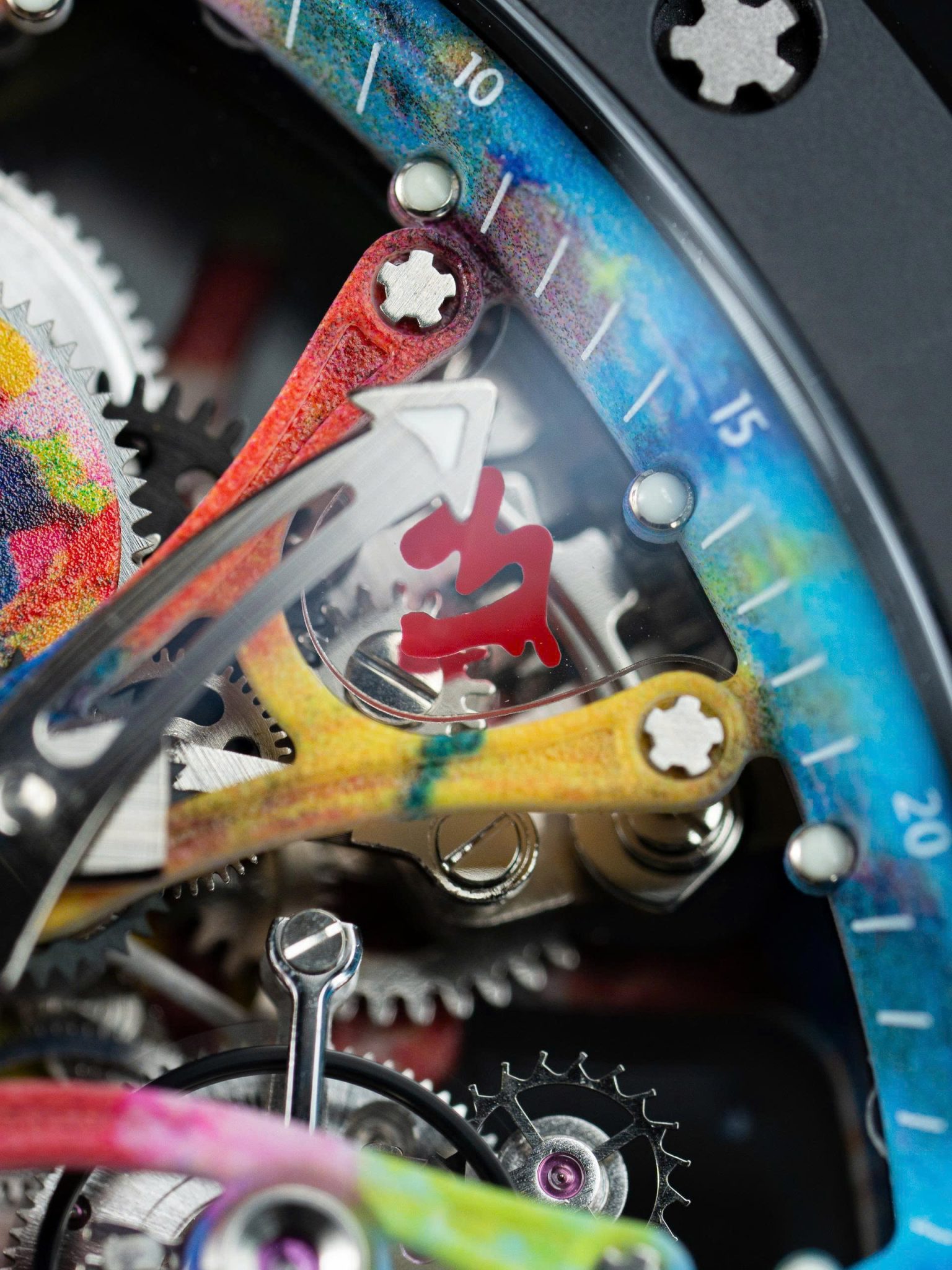 Đồng Hồ Richard Mille RM68-01 Tourbillon Cyril Kongo Vỏ Gốm Đen Replica 1:1 42.7mm x 52.24mm - Image 7