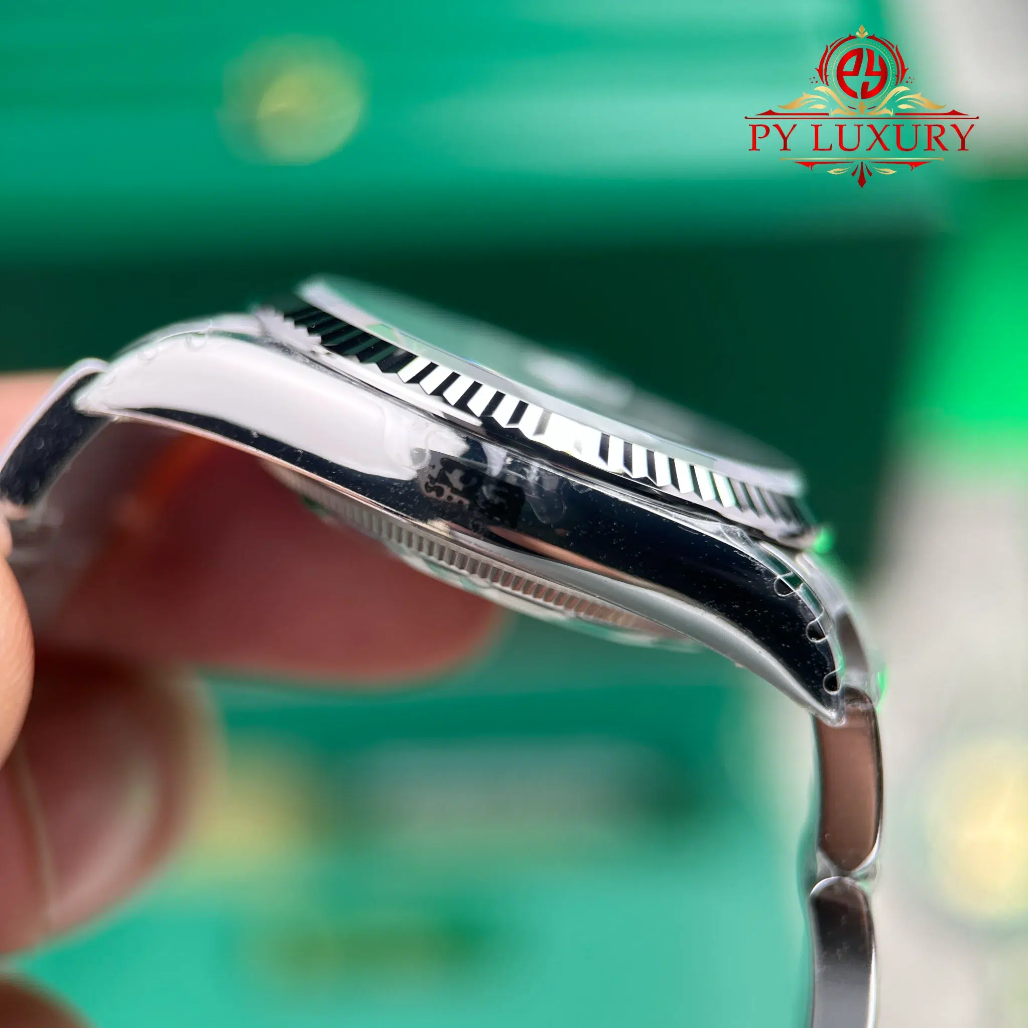 Rolex Datejust 126234 Green Ombré Dial Fluted Bezel Oyster Bracelet Super Clone VSF 36mm - Image 10