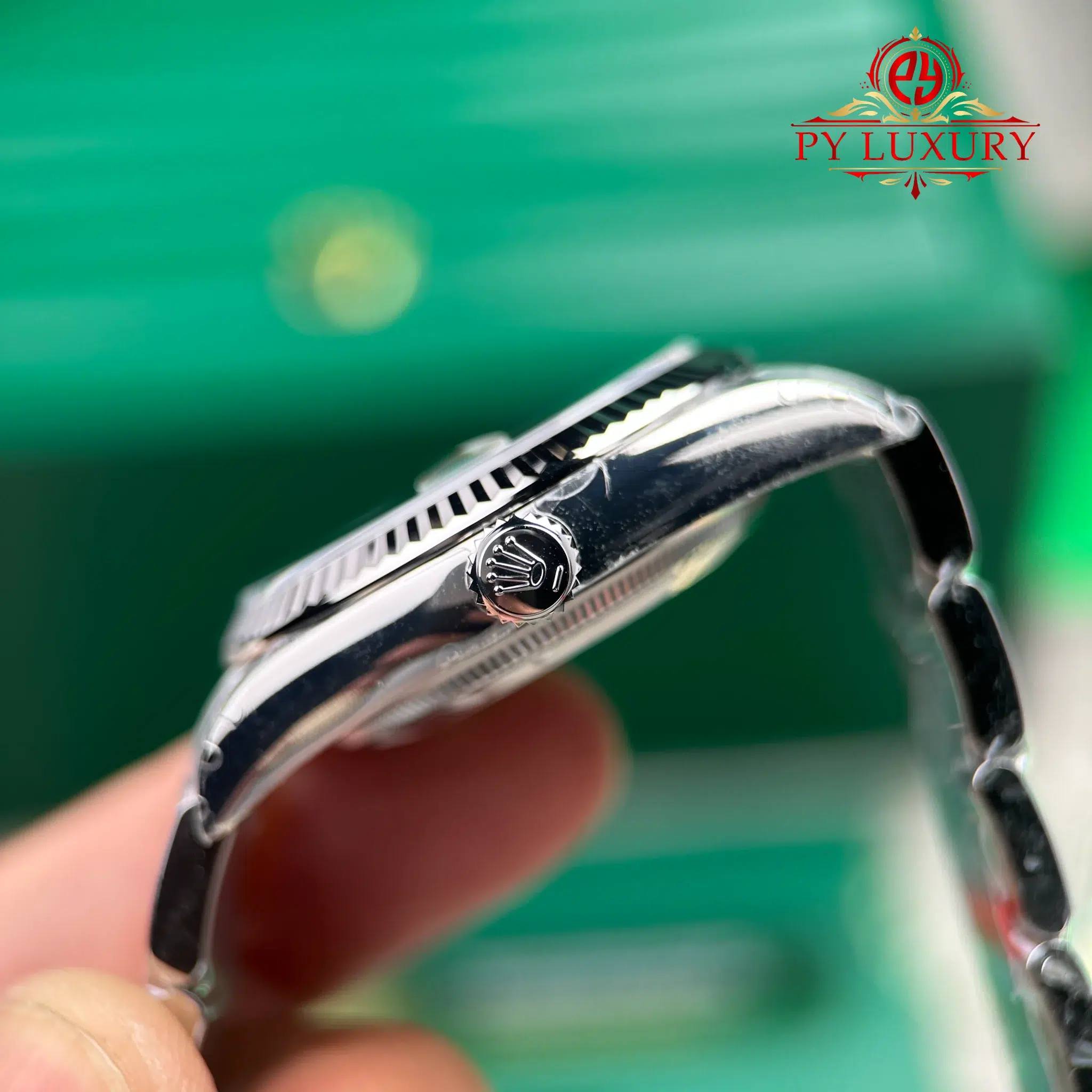 Rolex Datejust 126234 Green Ombré Dial Fluted Bezel Oyster Bracelet Super Clone VSF 36mm - Image 11