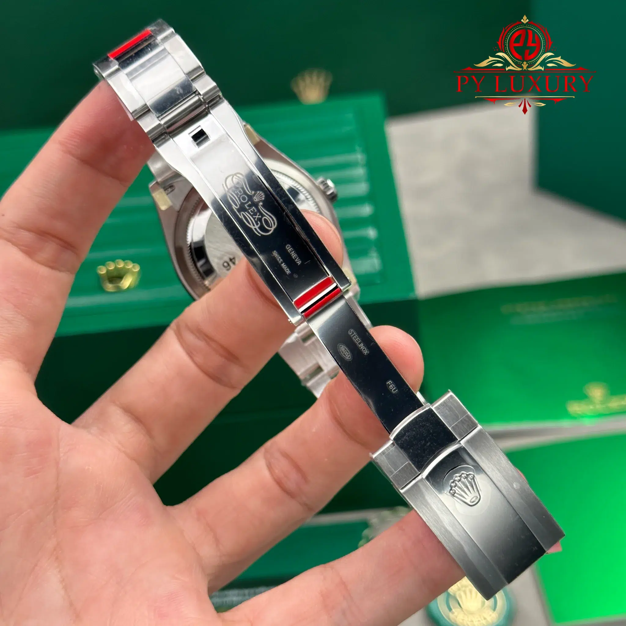 Rolex Datejust 126234 Green Ombré Dial Fluted Bezel Oyster Bracelet Super Clone VSF 36mm - Image 13