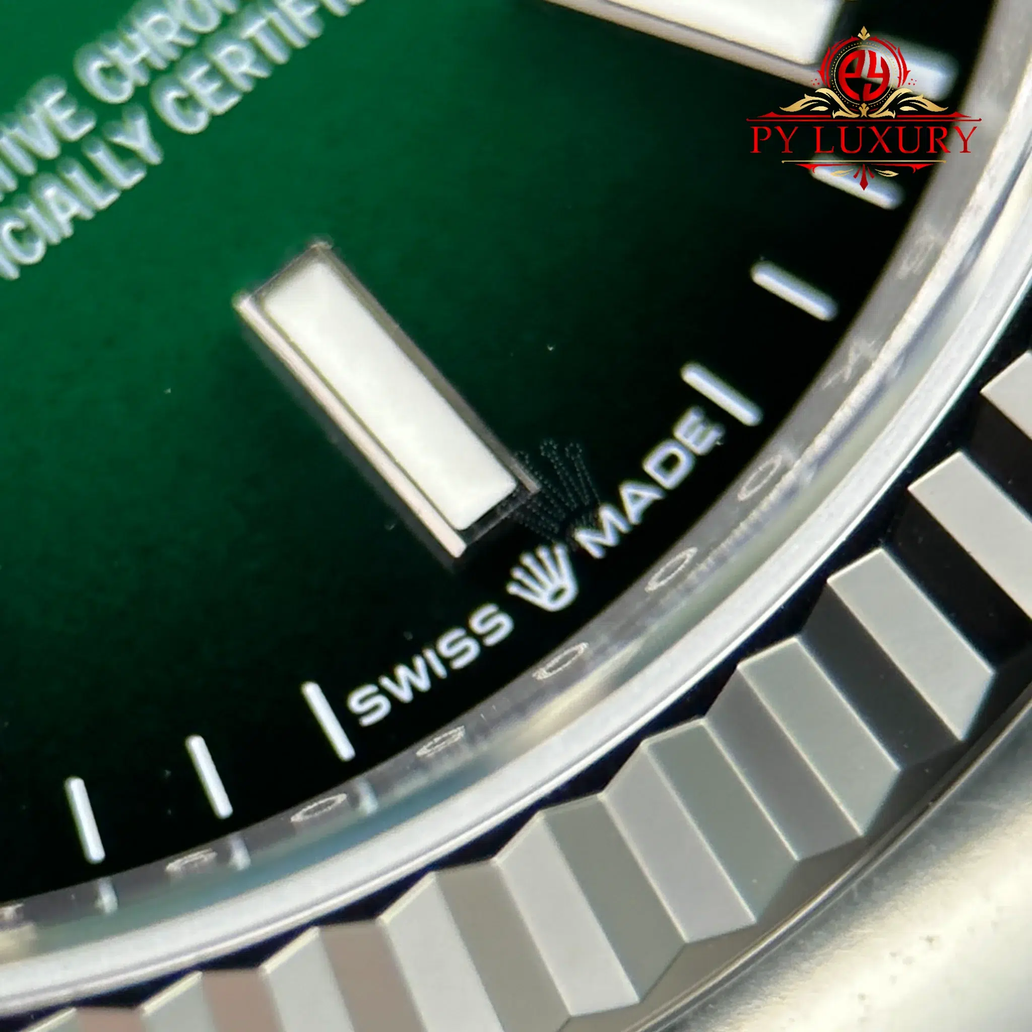 Rolex Datejust 126234 Green Ombré Dial Fluted Bezel Oyster Bracelet Super Clone VSF 36mm - Image 8