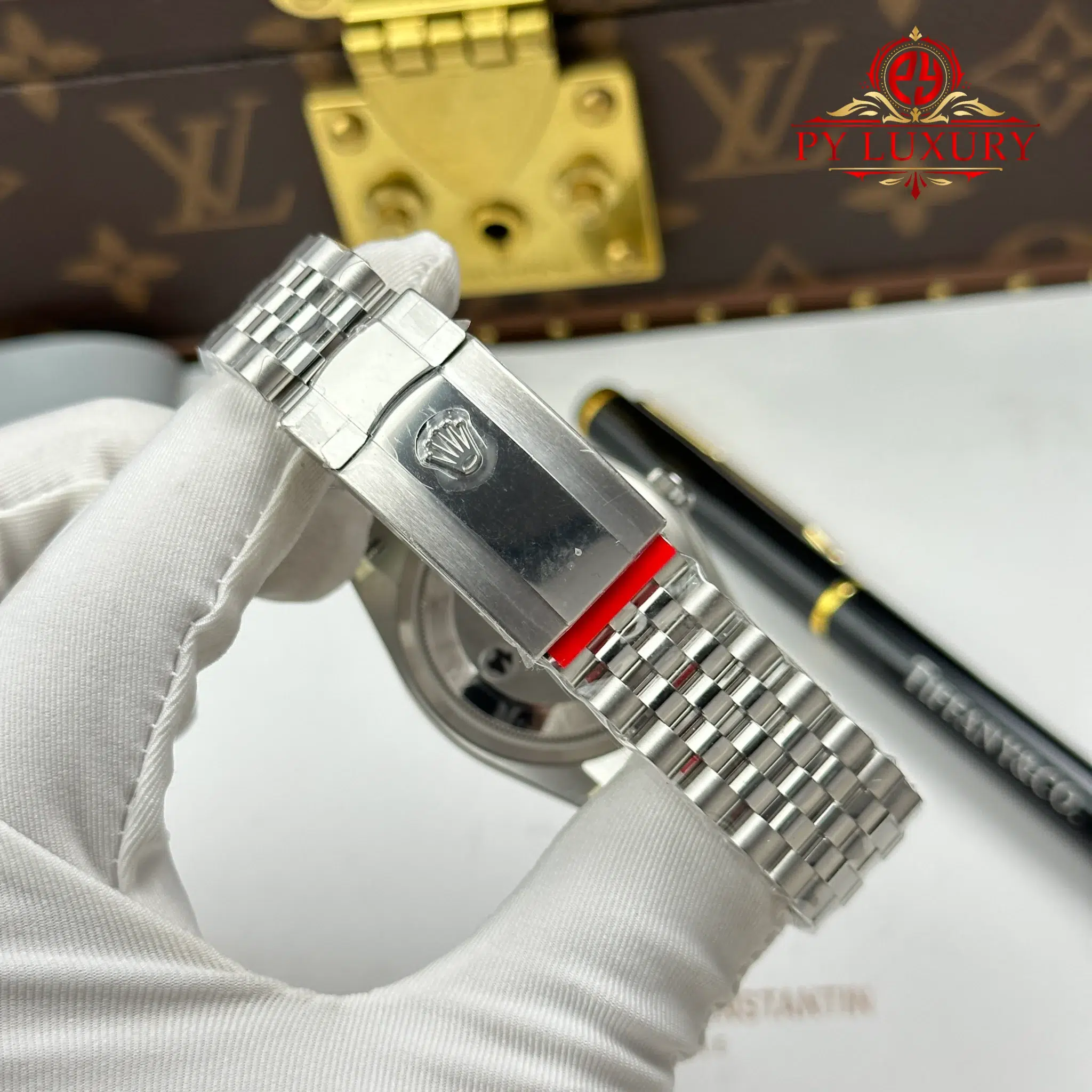 Rolex Datejust 126284RBR-0043 Mint Green Dial Diamond Bezel Jubilee Bracelet 1:1 Best Replica 36mm - Image 11