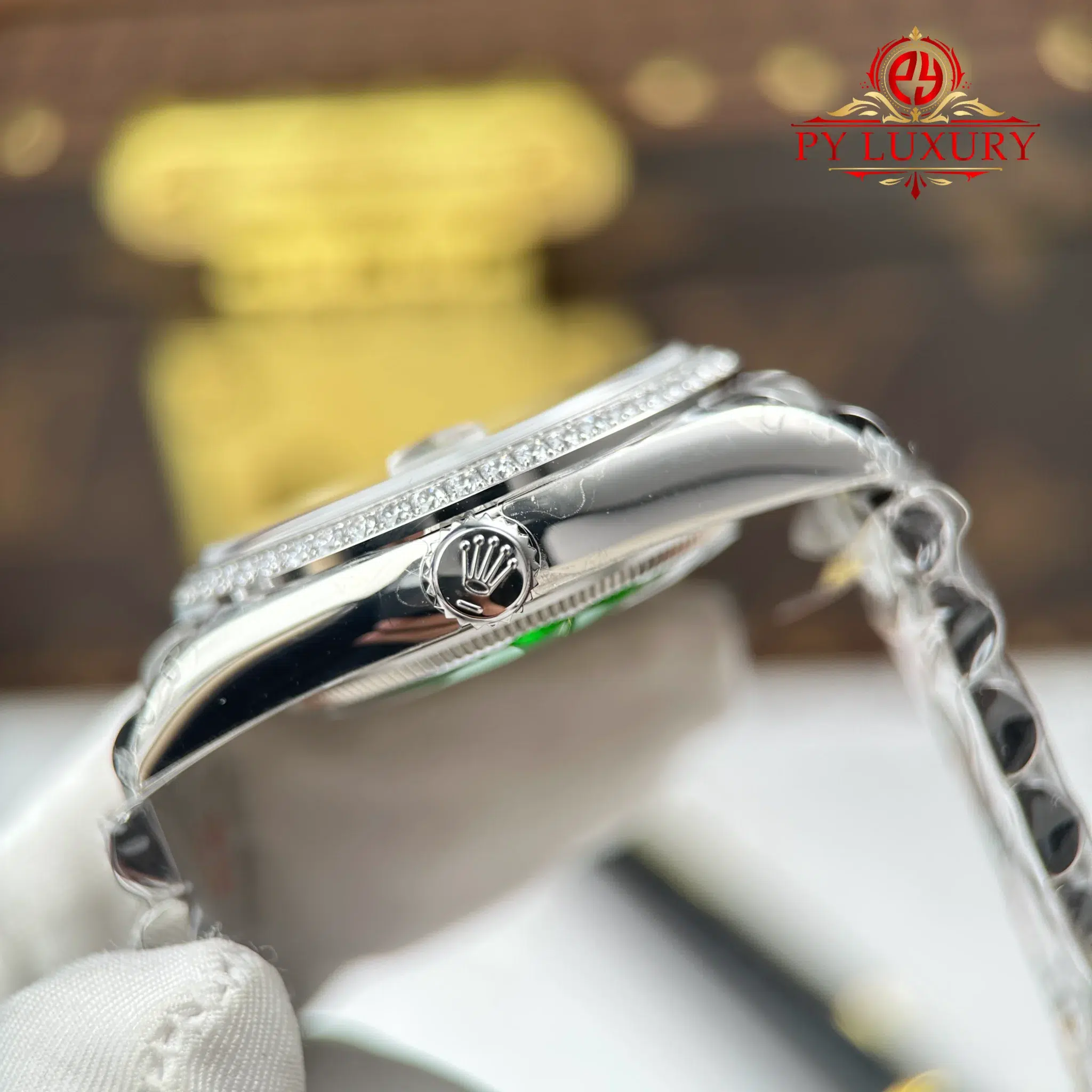 Rolex Datejust 126284RBR-0043 Mint Green Dial Diamond Bezel Jubilee Bracelet 1:1 Best Replica 36mm - Image 8