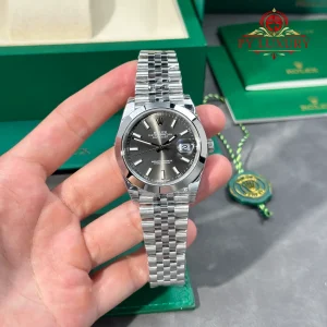 Rolex Datejust 126300-0008 Slate Dial Smooth Bezel Jubilee Bracelet Super Clone VSF 41mm