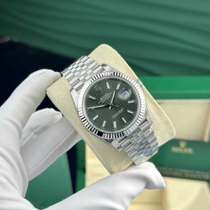 Đồng Hồ Rolex Datejust 126334 Mặt Nếp Gấp Xanh Bạc Hà Dây Jubilee Rep 1:1 VSF 41mm
