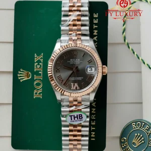 Rolex Datejust 278271 Two Tone Rose Gold Slate Diamond-set Dial Jubilee Bracelet 1:1 Best Replica THB 31mm