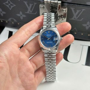 Đồng Hồ Nữ Rolex Datejust 278274 Mặt Xanh Dương Cọc La Mã Dây Jubilee Rep 1:1 THB 31mm
