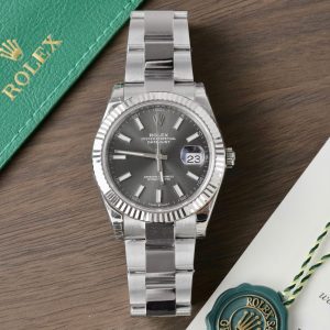 Rolex Datejust 126334-0013 Grey Luminous Dial Oyster Bracelet 1:1 Best Replica VSF 41mm