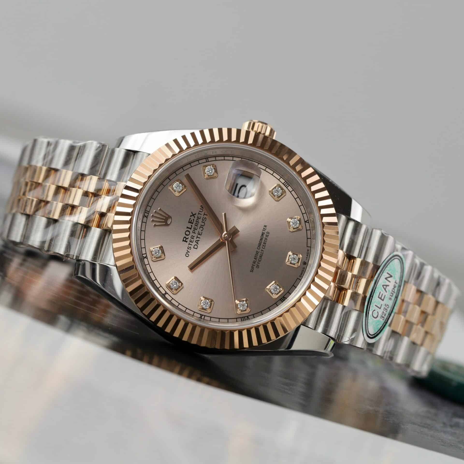 Rolex Datejust 41 126331 Sundust Diamond Dial Jubilee Best Replica Clean Factory - Image 4