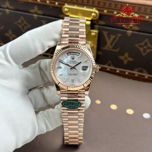 Rolex Day-Date 228235-0056 Rose Gold MOP Dial Super Clone Gained Weight 210g RCF 40mm