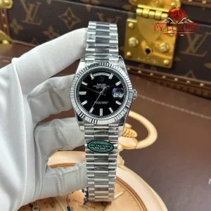 Rolex Day-Date 228239-0005 Black Diamond-set Dial 1:1 Super Clone 210g RC Factory 40mm