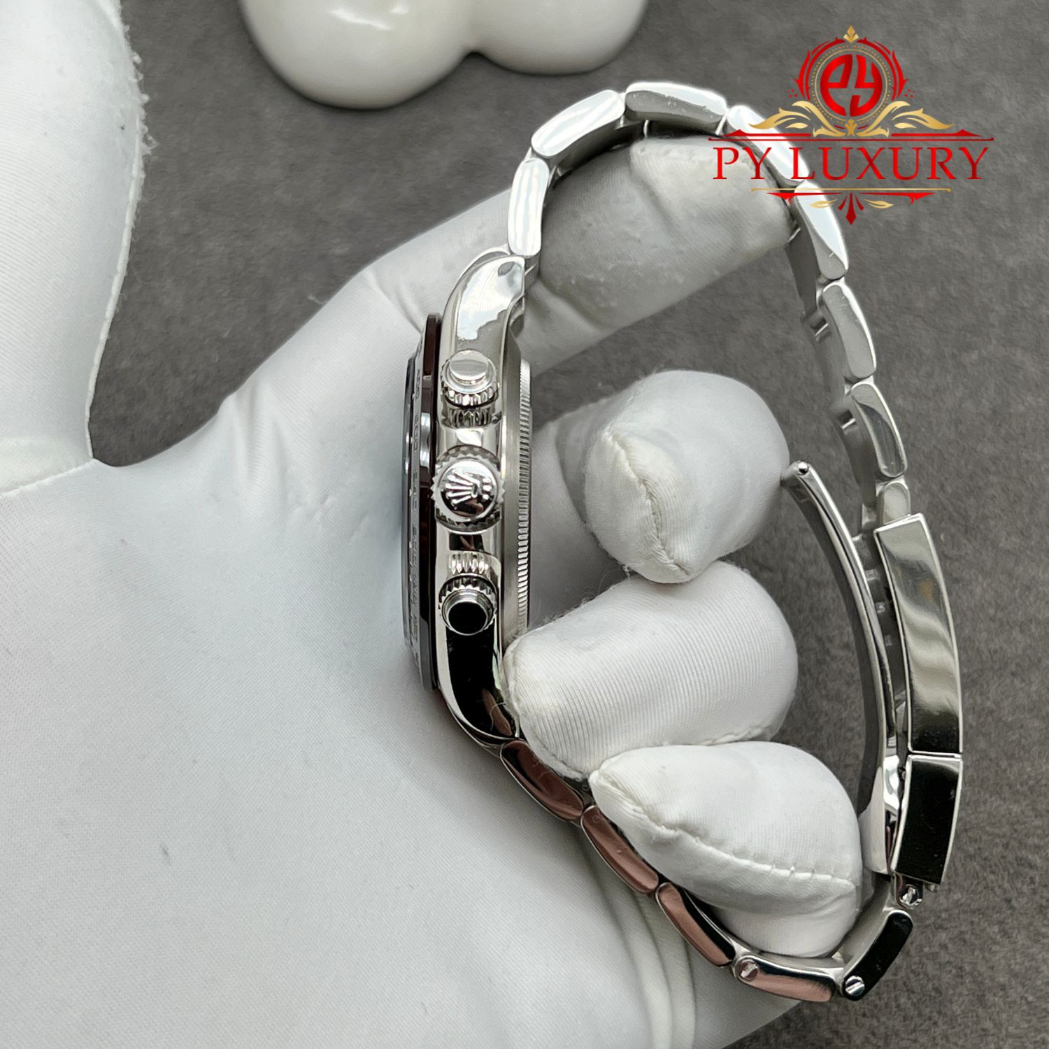 Rolex Daytona 116506 Ice Blue Dial 1:1 Custom Made CNC Real Platinum 950 Super Replica 40mm - Image 6