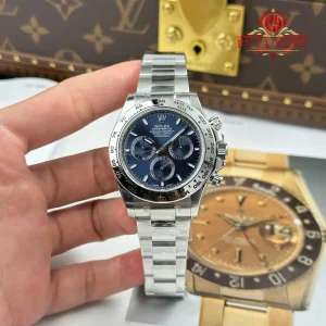 Đồng hồ Rolex Daytona 126509-0005 Mặt Xanh Dương Dây Oyster Replica 1:1 THBF 40mm