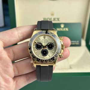 Đồng hồ Rolex Daytona 126518LN Yellow Gold Mặt Champagne Trọng Lượng 155g Rep 1:1 Cao Nhất 40mm