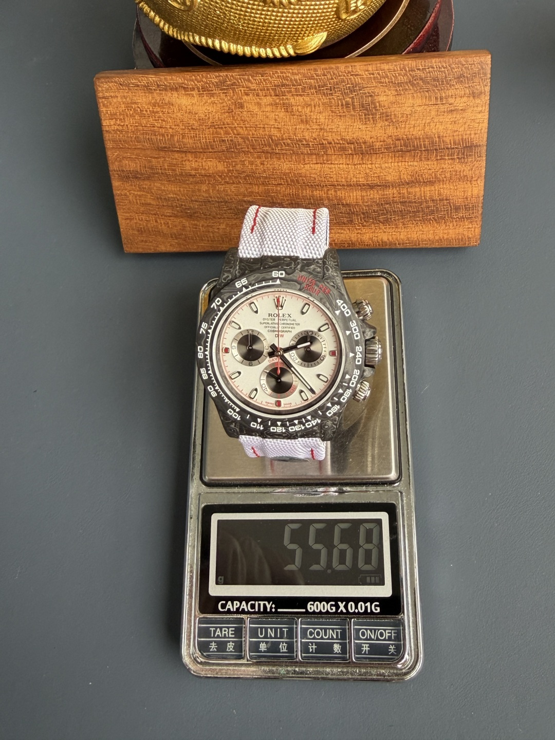 Rolex Daytona DiW SPEEDSTER WHITE Carbon Fiber Super Clone N6F 40mm - Image 11