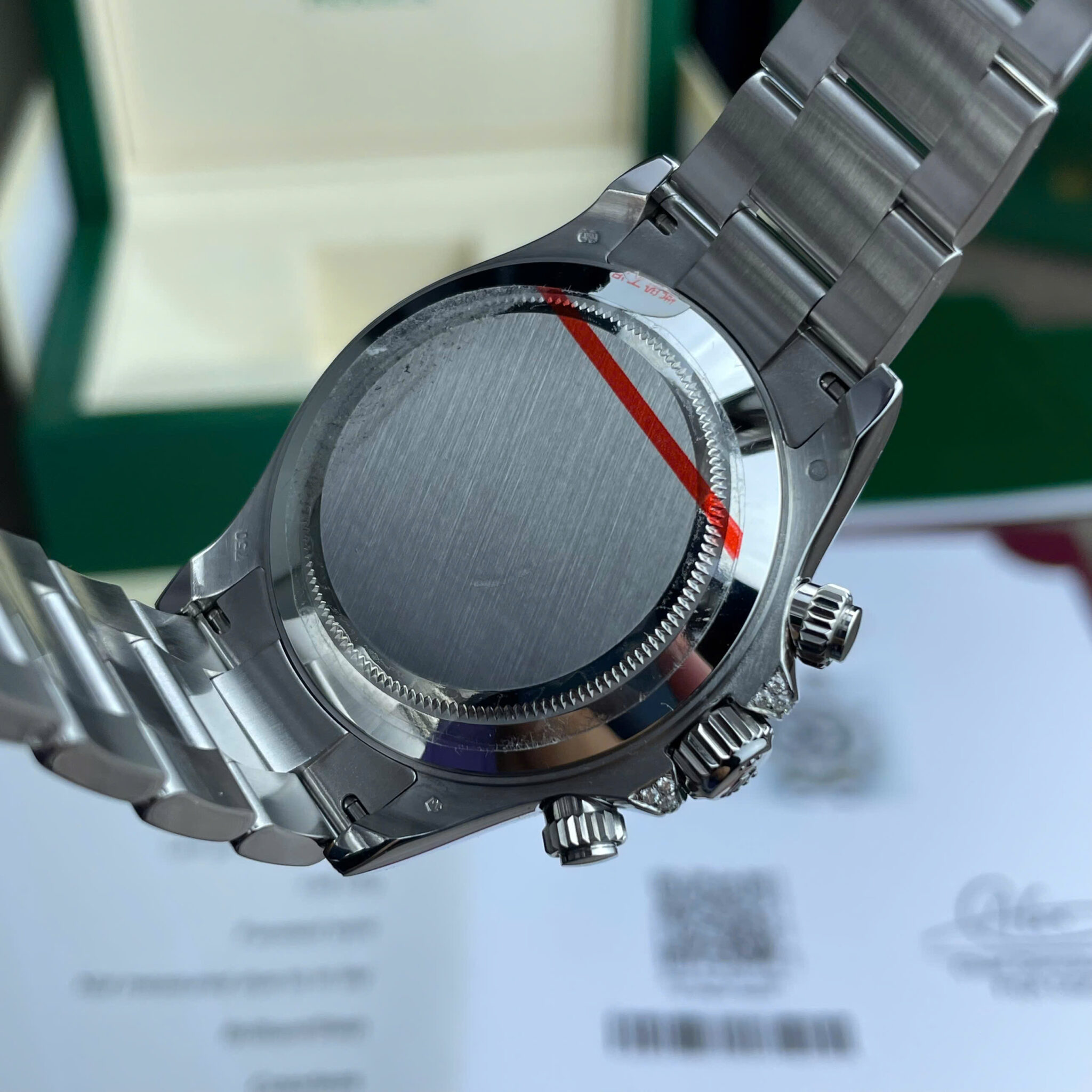 Rolex Daytona Eye of the Tiger Metal Bracelet Custom Moissanite Best Replica 40mm - Image 9