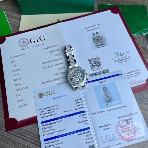 Rolex Daytona Eye of the Tiger Metal Bracelet Custom Moissanite Best Replica 40mm