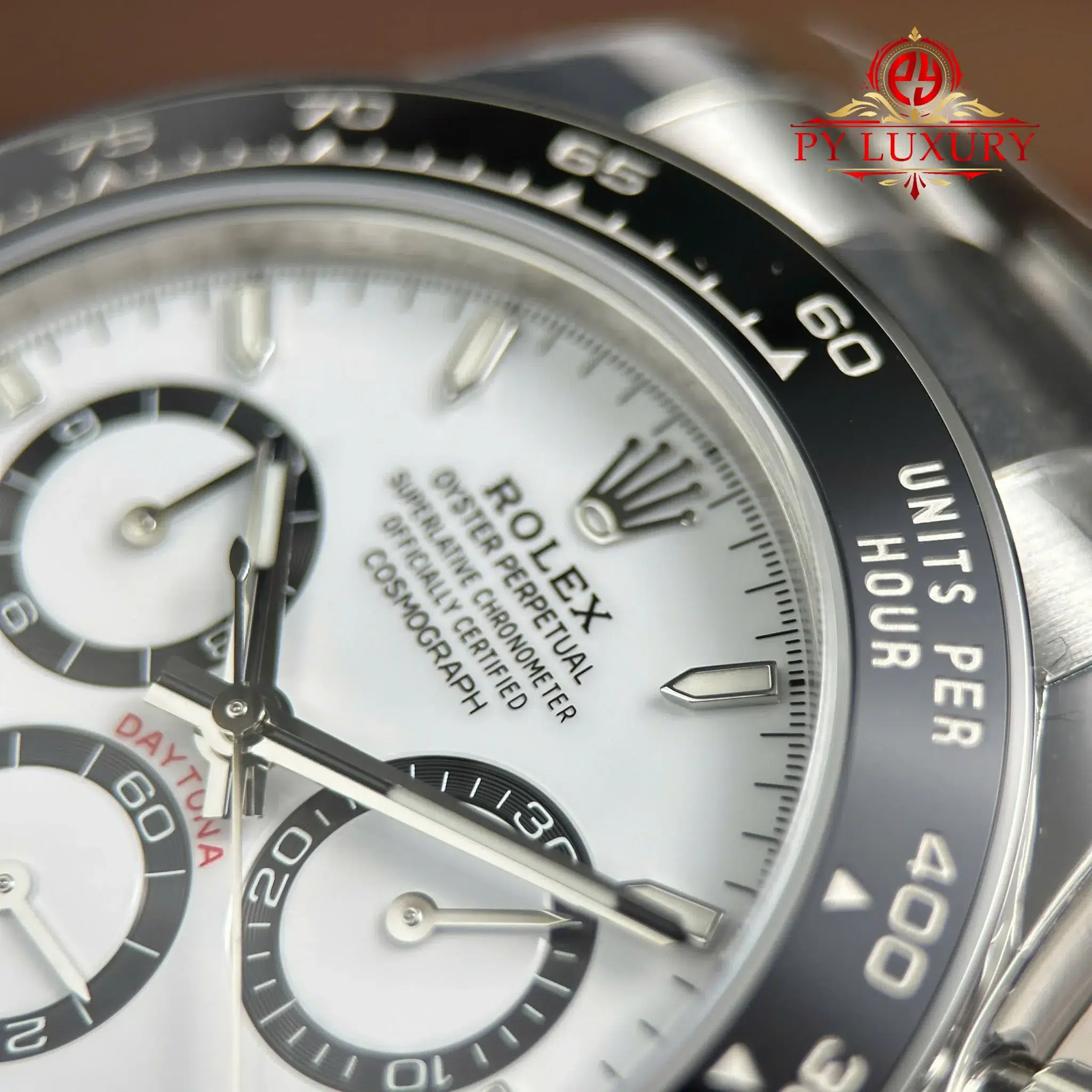 Đồng hồ Rolex Daytona Panda 126500LN Mặt Trắng Replica 1:1 VSF 40mm - Image 6