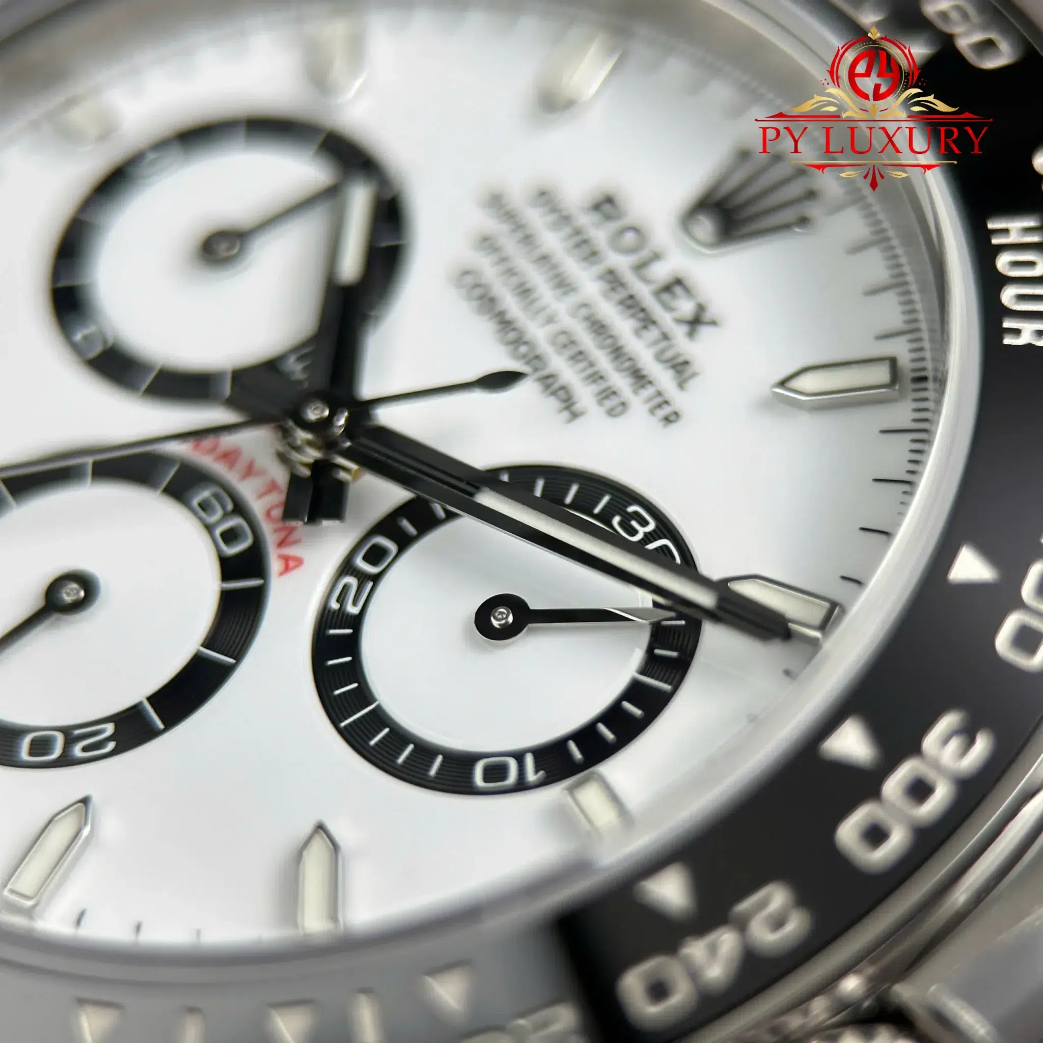 Đồng hồ Rolex Daytona Panda 126500LN Mặt Trắng Replica 1:1 VSF 40mm - Image 7